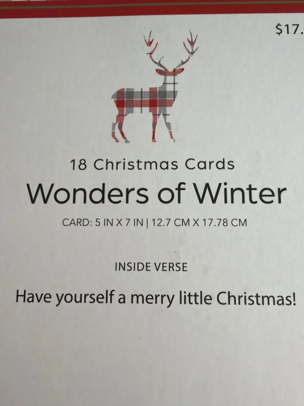 Wonders Of Winter 18 Christmas Greeting Cards Merry Bright Snowflake Holiday New